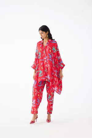 BOTANICA SHORT KIMONO AND PANTS