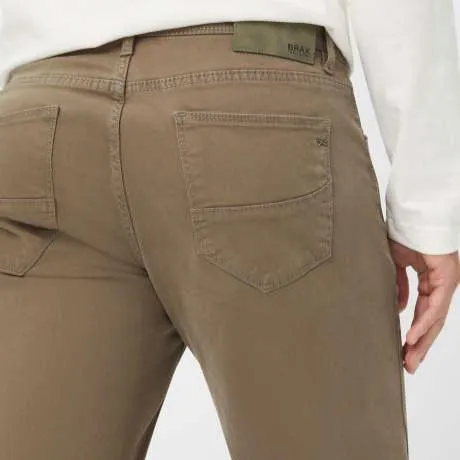 Brax Cadiz Marathon Straight Leg Jeans - Khaki