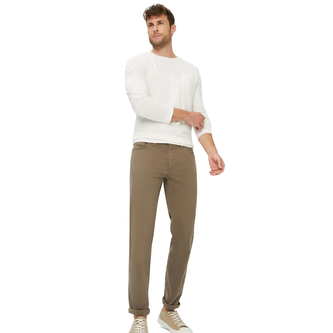Brax Cadiz Marathon Straight Leg Jeans - Khaki