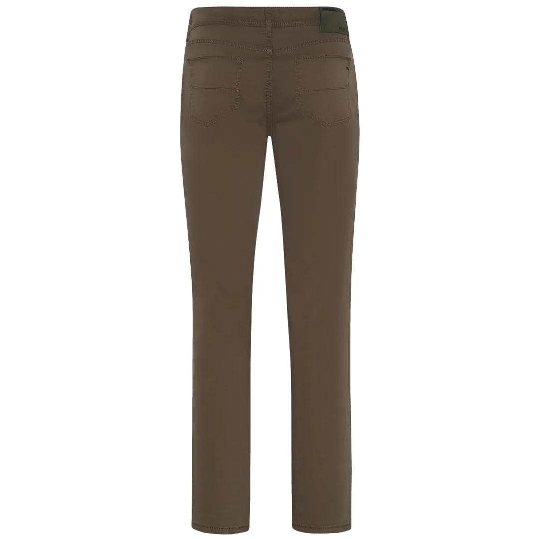 Brax Cadiz Marathon Straight Leg Jeans - Khaki