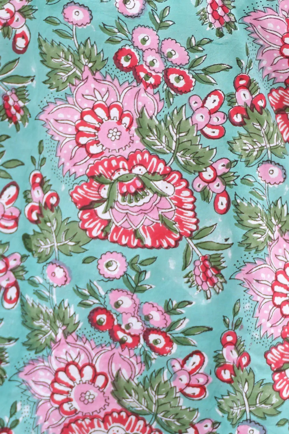 Bubblegum Frequencies Block Printed Night suit