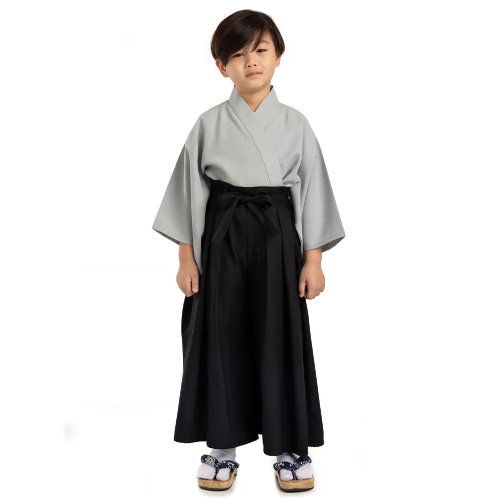 Budo Master Samurai Kimono Hakama Kids Costume