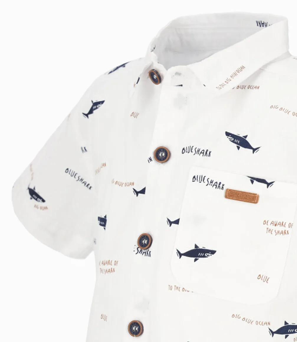 Camisa bebé con tiburones