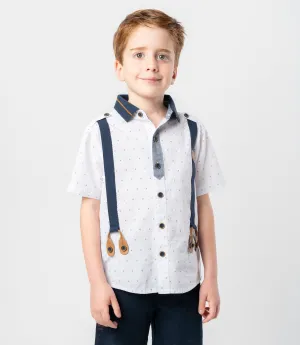 Camisa niño con suspensores