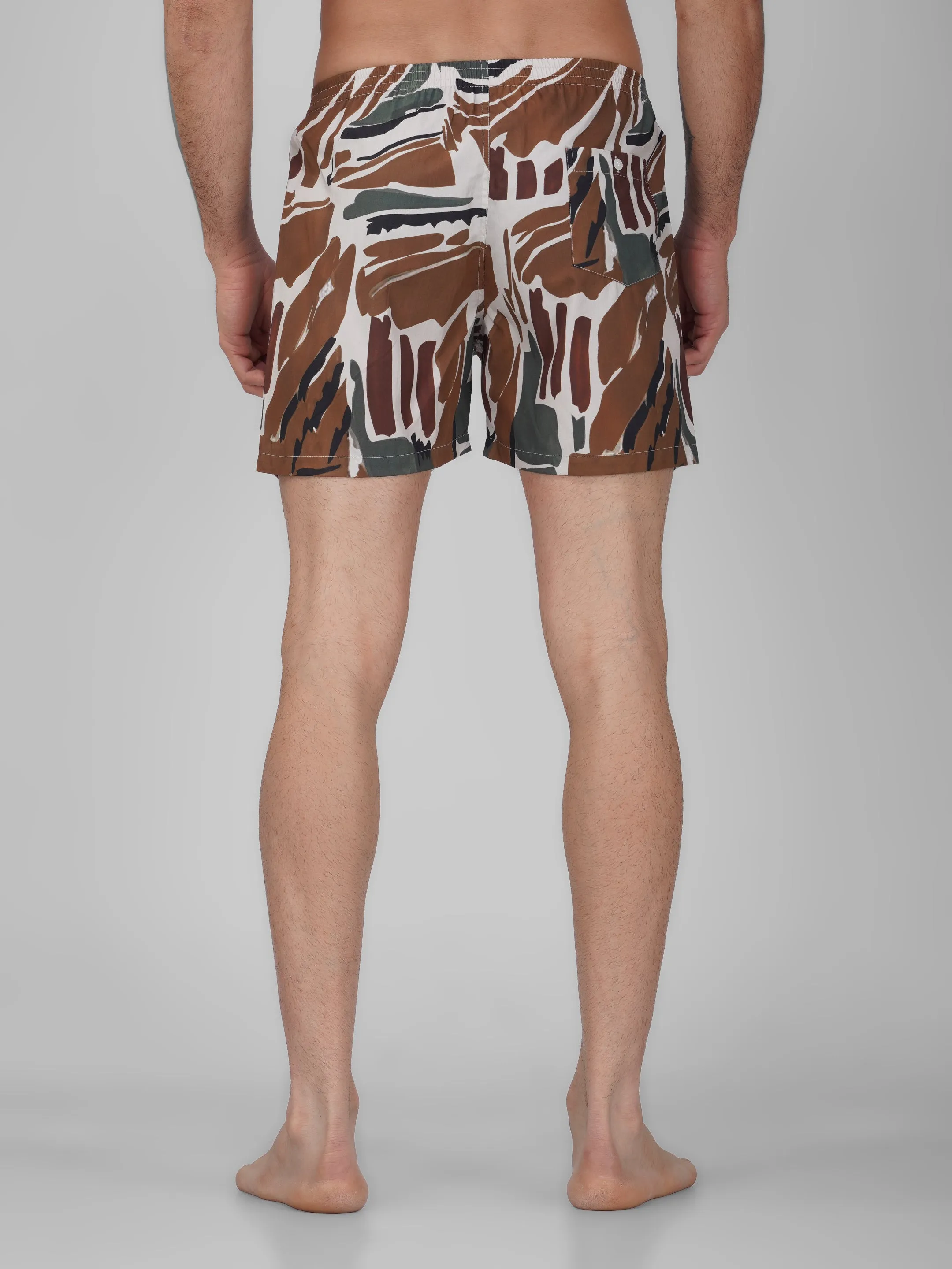 Camo Print Cotton BoxerShorts