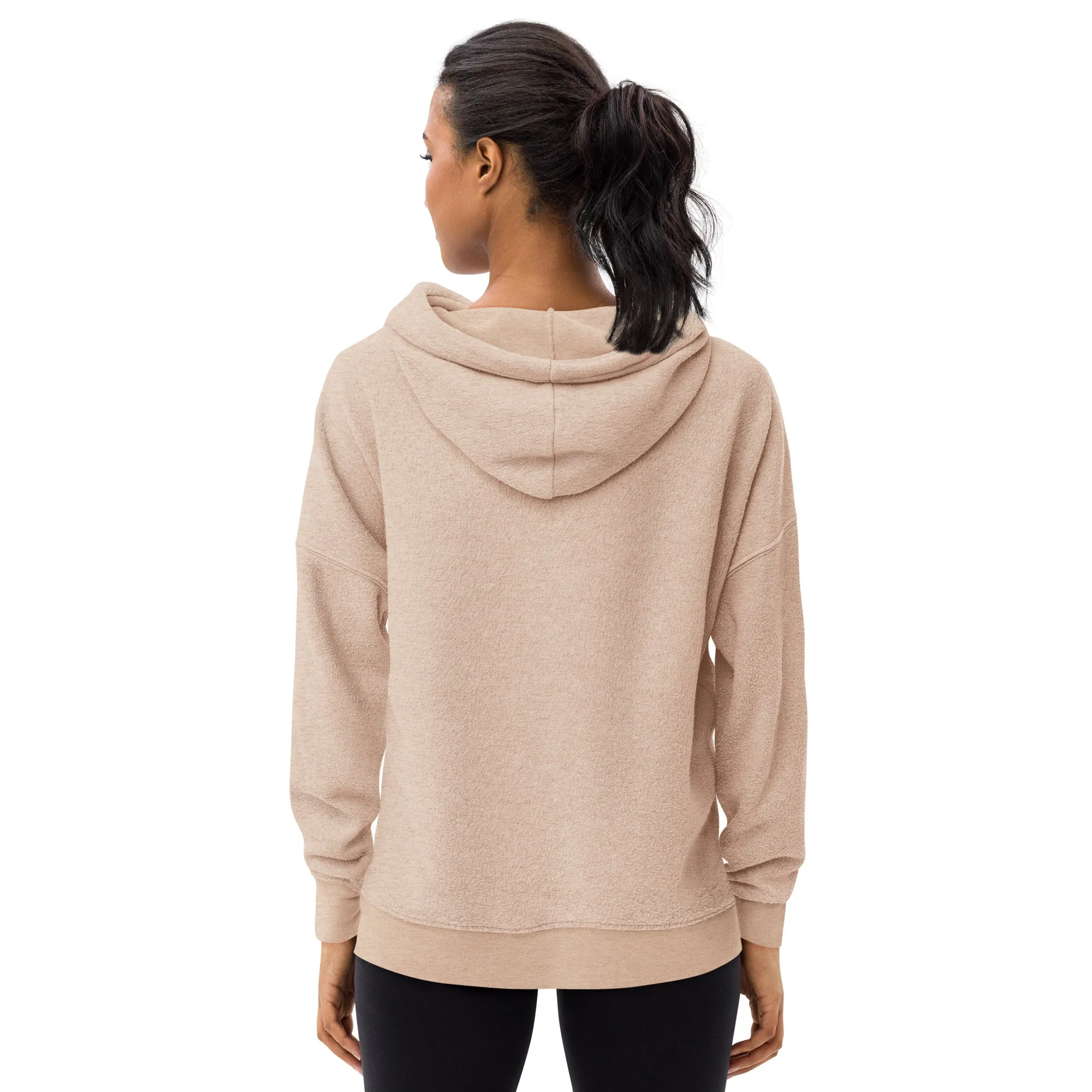 Capping Keith sueded fleece hoodie