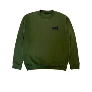 Cavalli Class Green Polyester Men Sweater