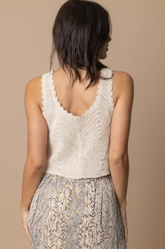 Celeste Crochet Tank