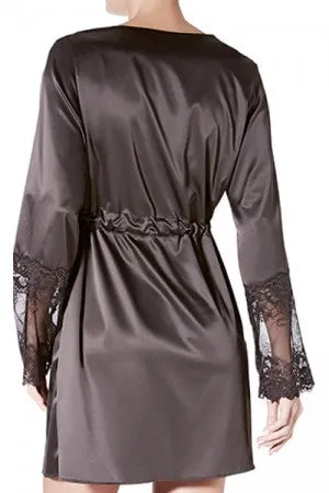 Charm Greta Kimono In Black - Janira