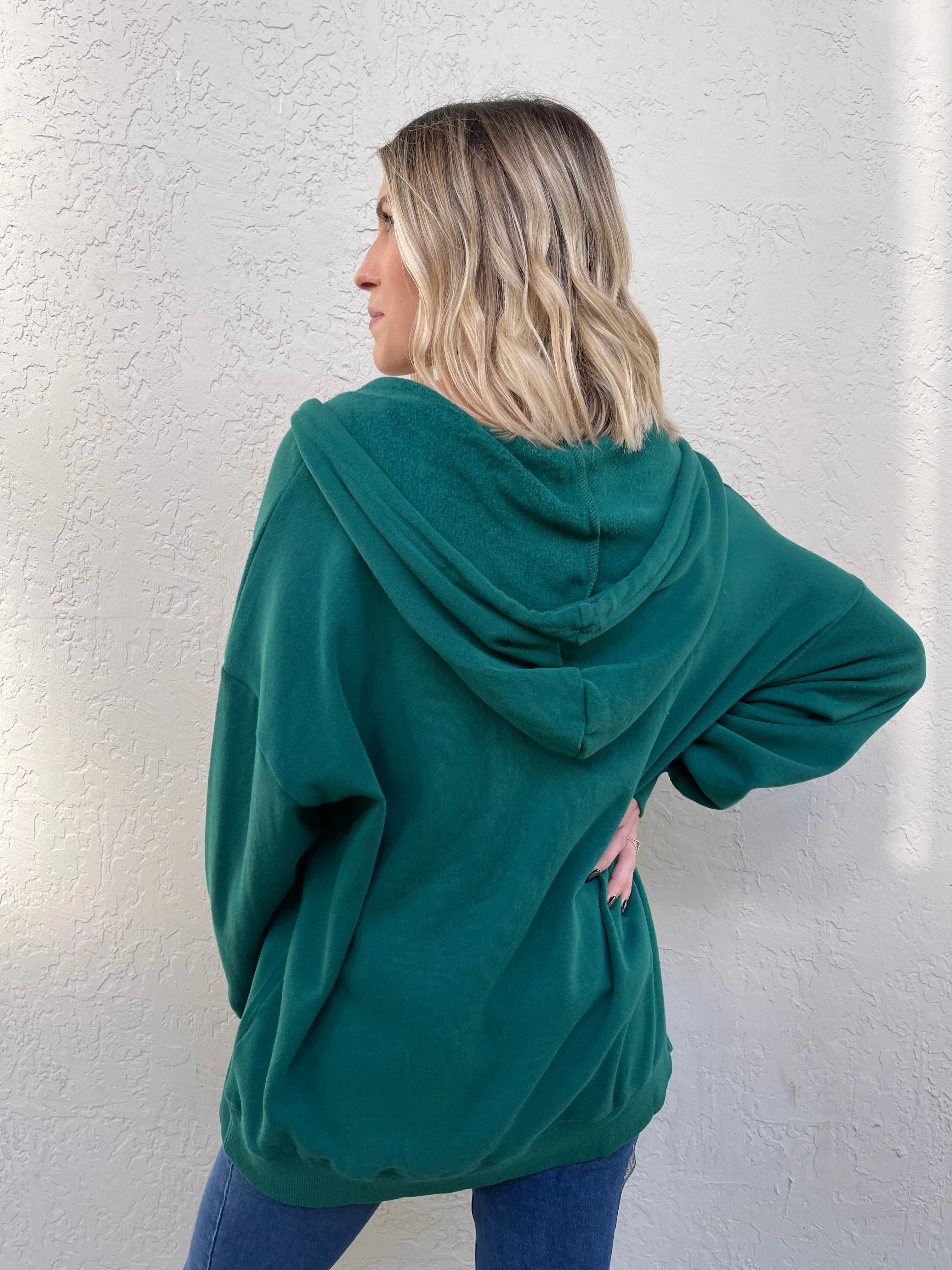 Chaser Cotton Fleece Zip Up Hoodie