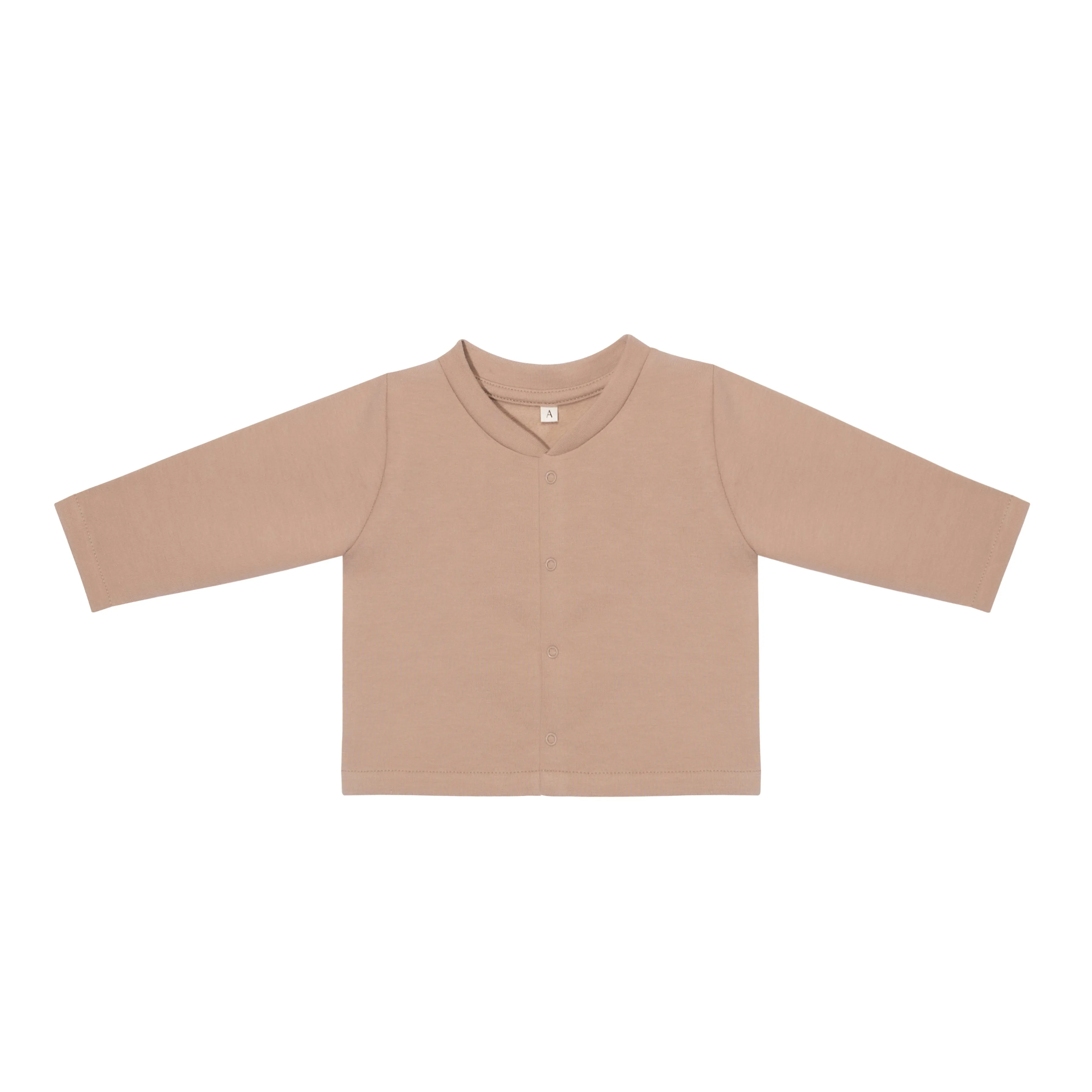 Che Organic Cotton Fleece Cardigan (Biscuit)