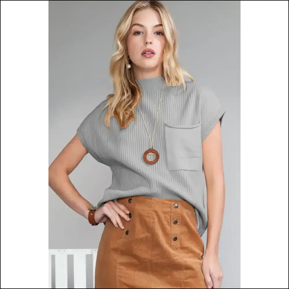 Chic Pink Ribbed Knit Sweater: Needful Things Says "Get Knit " 😜