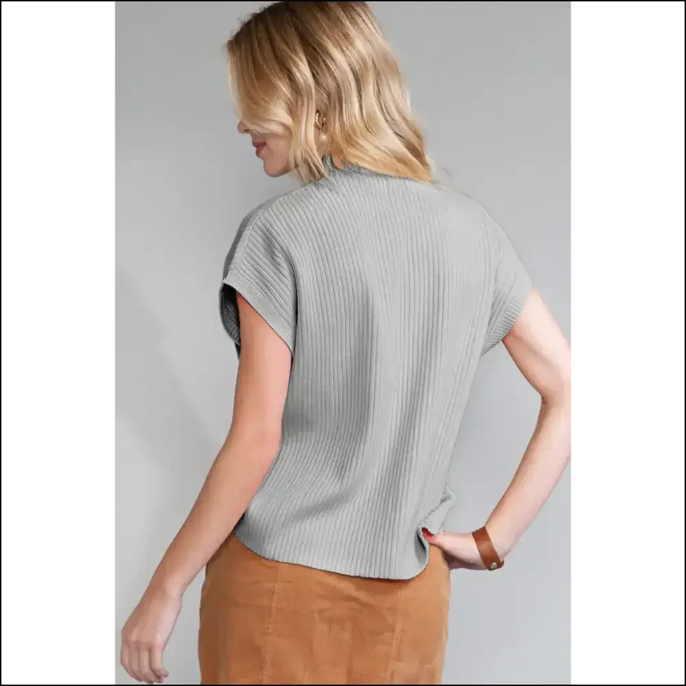 Chic Pink Ribbed Knit Sweater: Needful Things Says "Get Knit " 😜