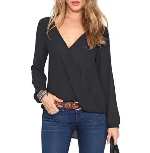 Chiffon Shirt Women Blouses Red Black White Women's Tops Plus Size Fashion High