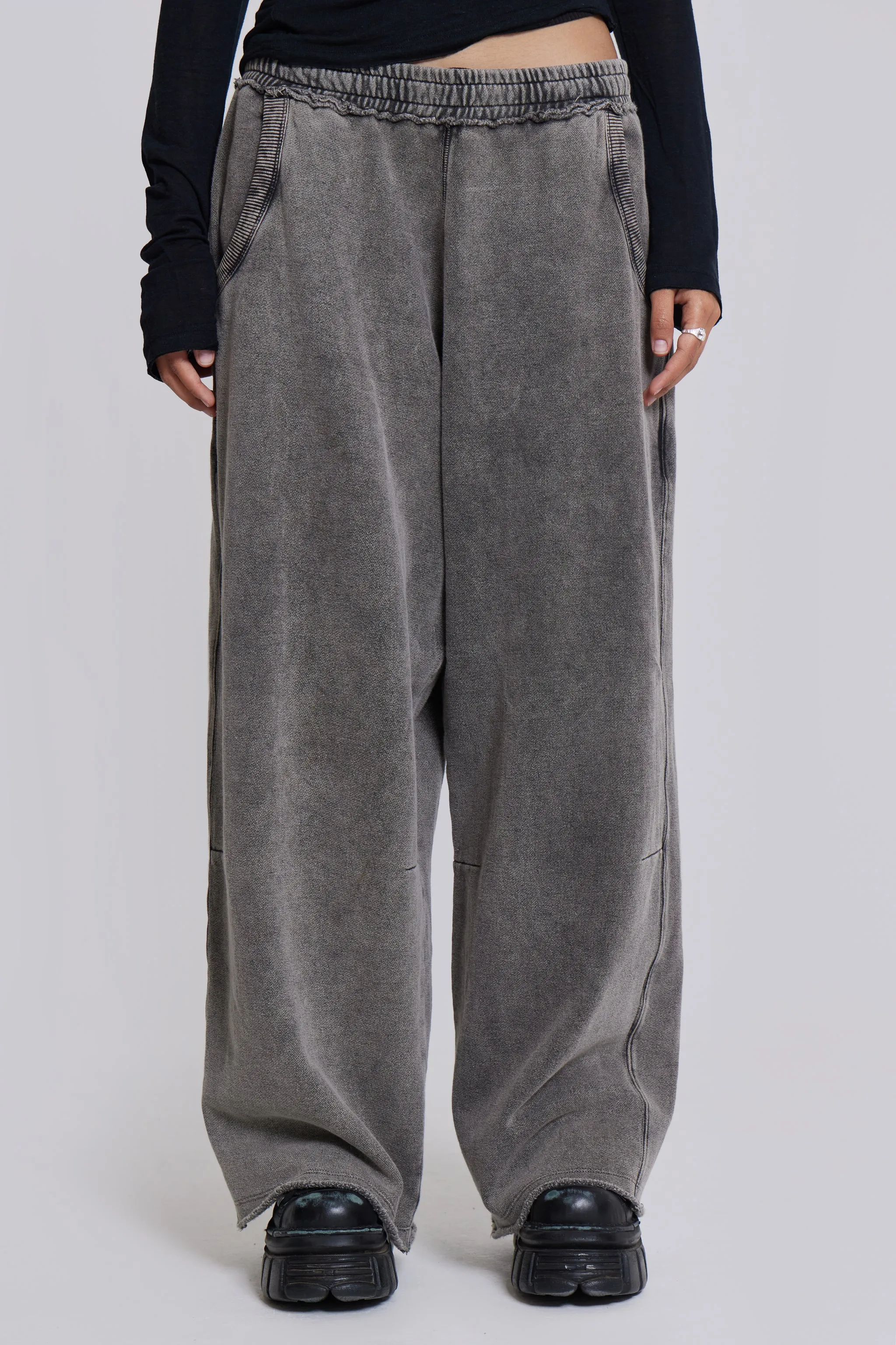 Chrome Wash Baggy Monster Joggers