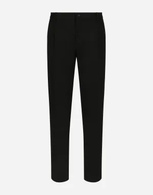 Classic Gabardine Tuxedo Pants