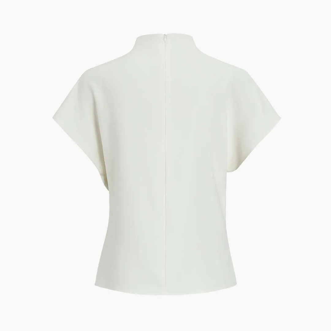 Clementine™ | Sophisticated High Neck Blouse