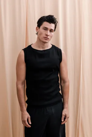 Coastal Tank Top Black