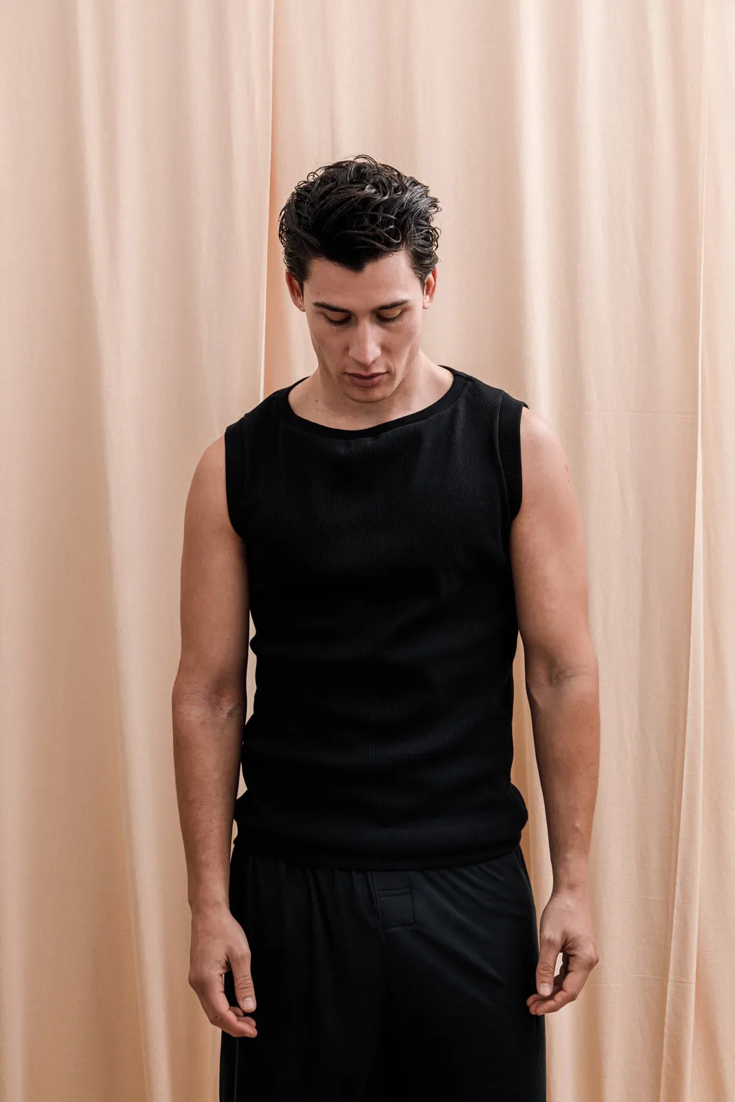 Coastal Tank Top Black