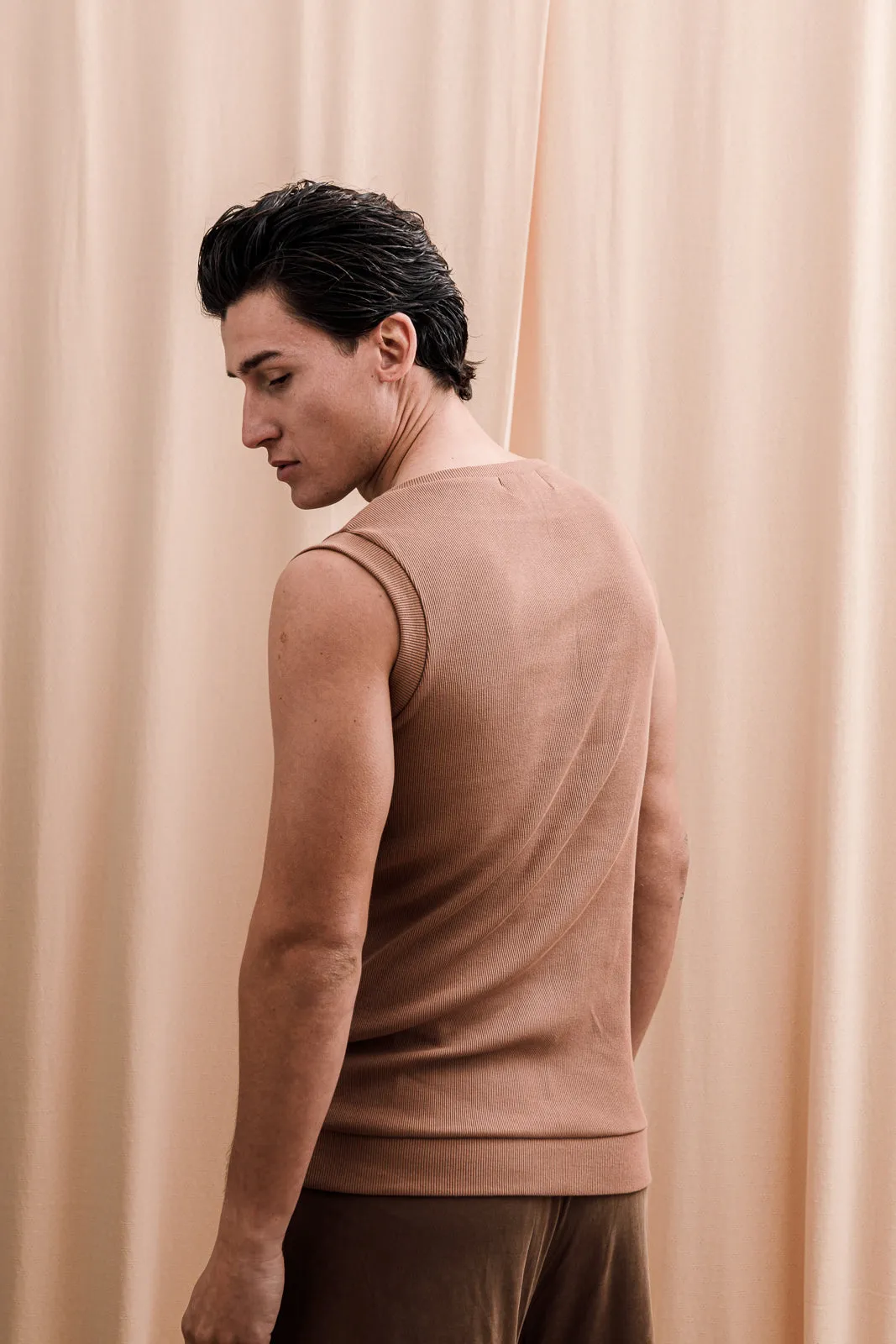 Coastal Tank Top Tan