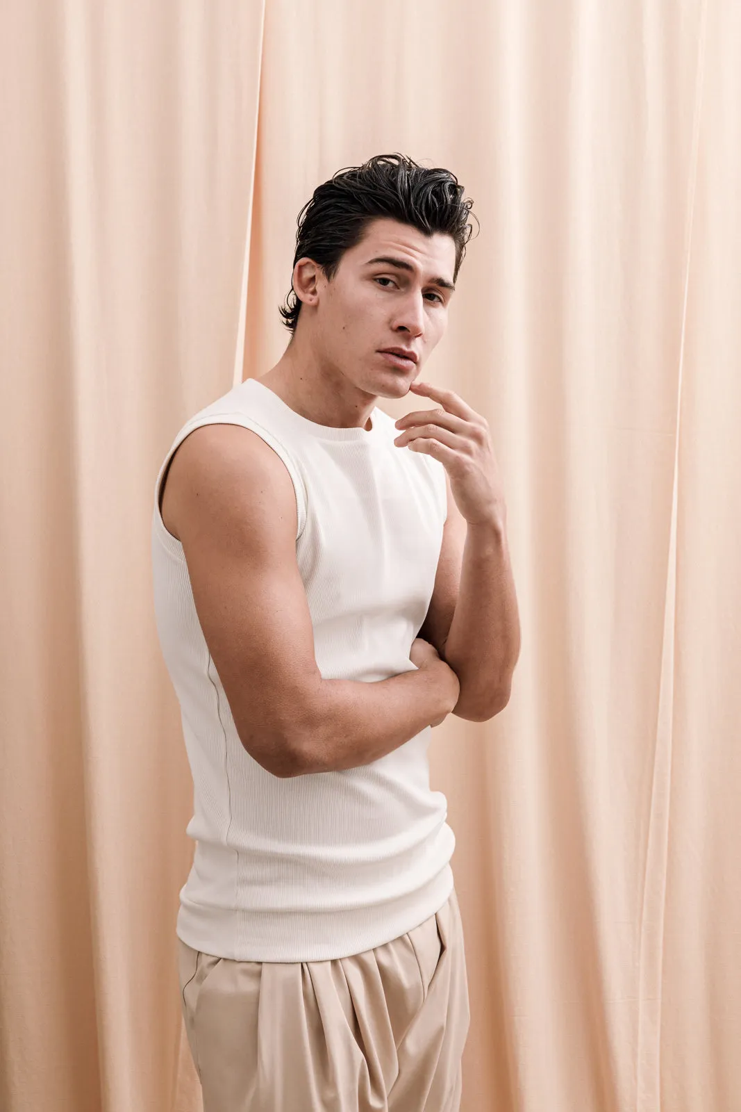 Coastal Tank Top White