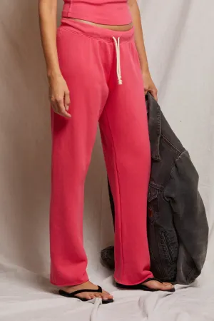 Collins Straight Leg Sweatpant-Pink Bloom