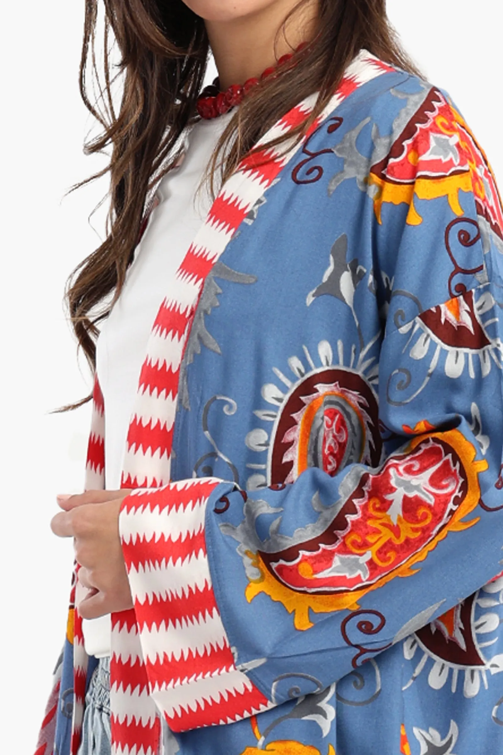 Colored Viscose Kimono