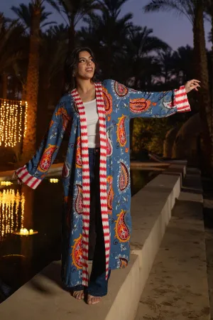 Colored Viscose Kimono