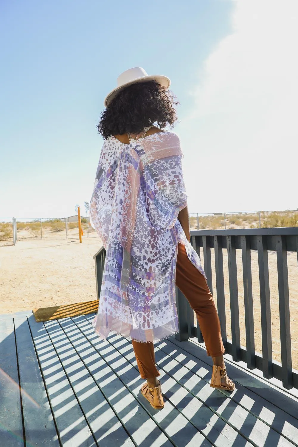 Colorful Splatter Kimono - 3 colors