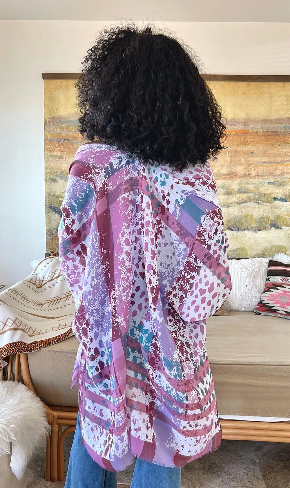 Colorful Splatter Kimono - 3 colors