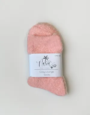 Cosy Lounge Socks - Aspen - Peach