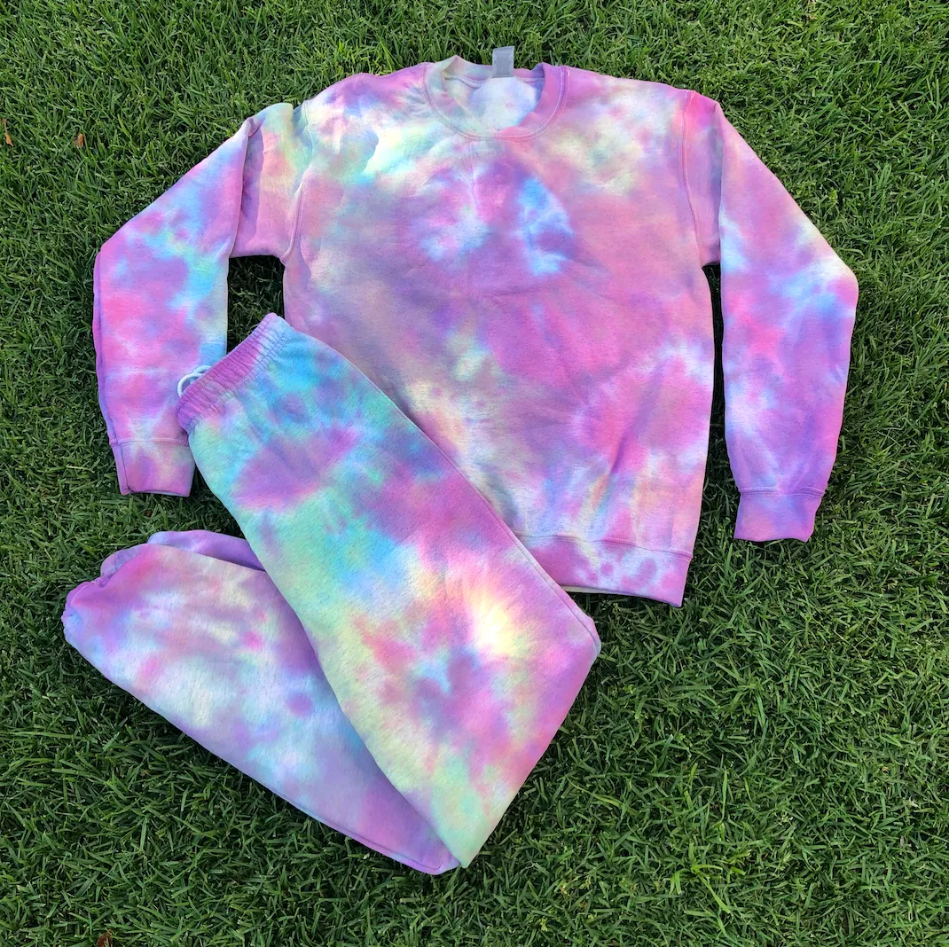 Cotton Candy Tie Dye Loungewear Set
