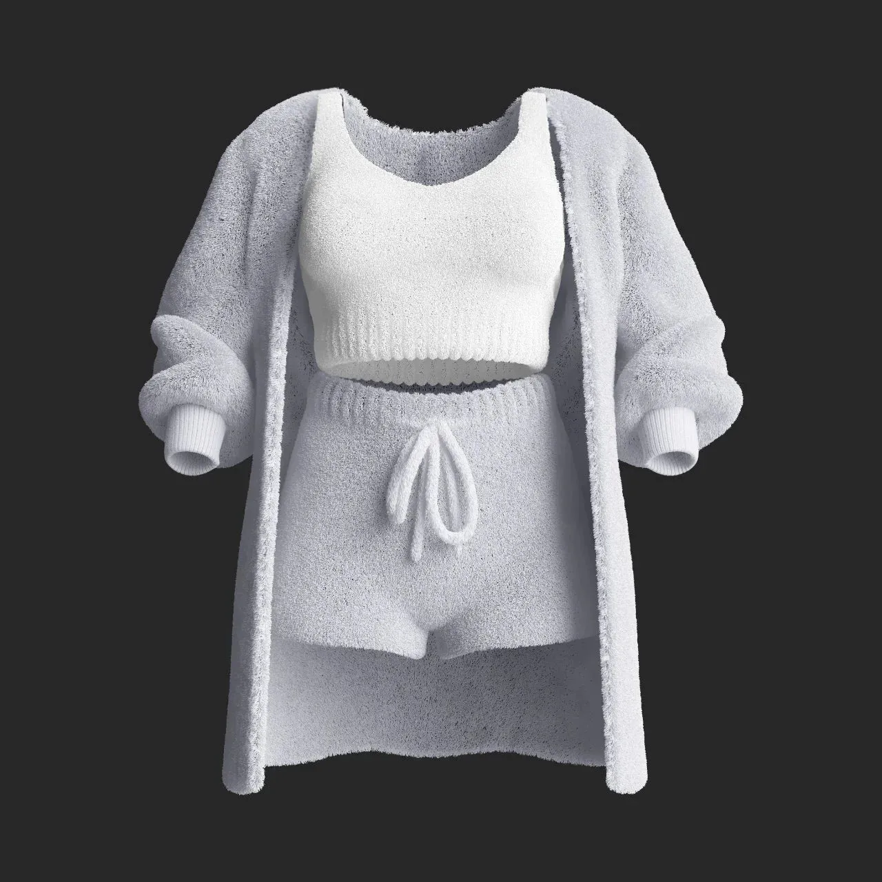 CozyChic 3-Piece Knit Loungewear Set