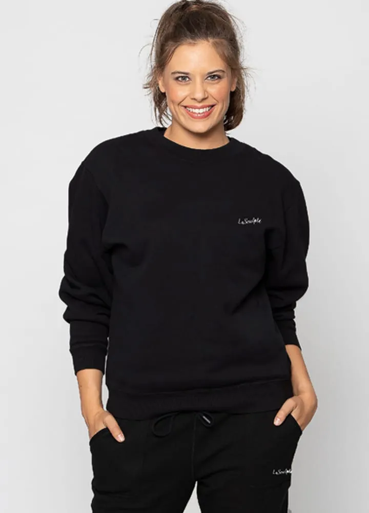 Crew Neck Fleece Sweatshirt