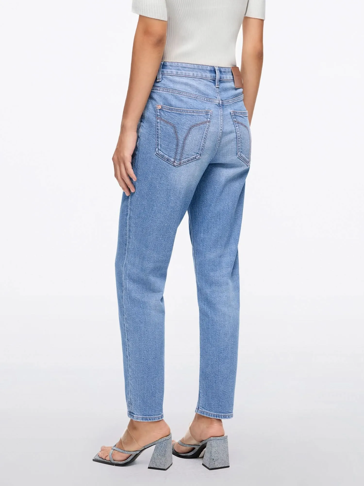 Cropped Carrot Jeans-VICKI