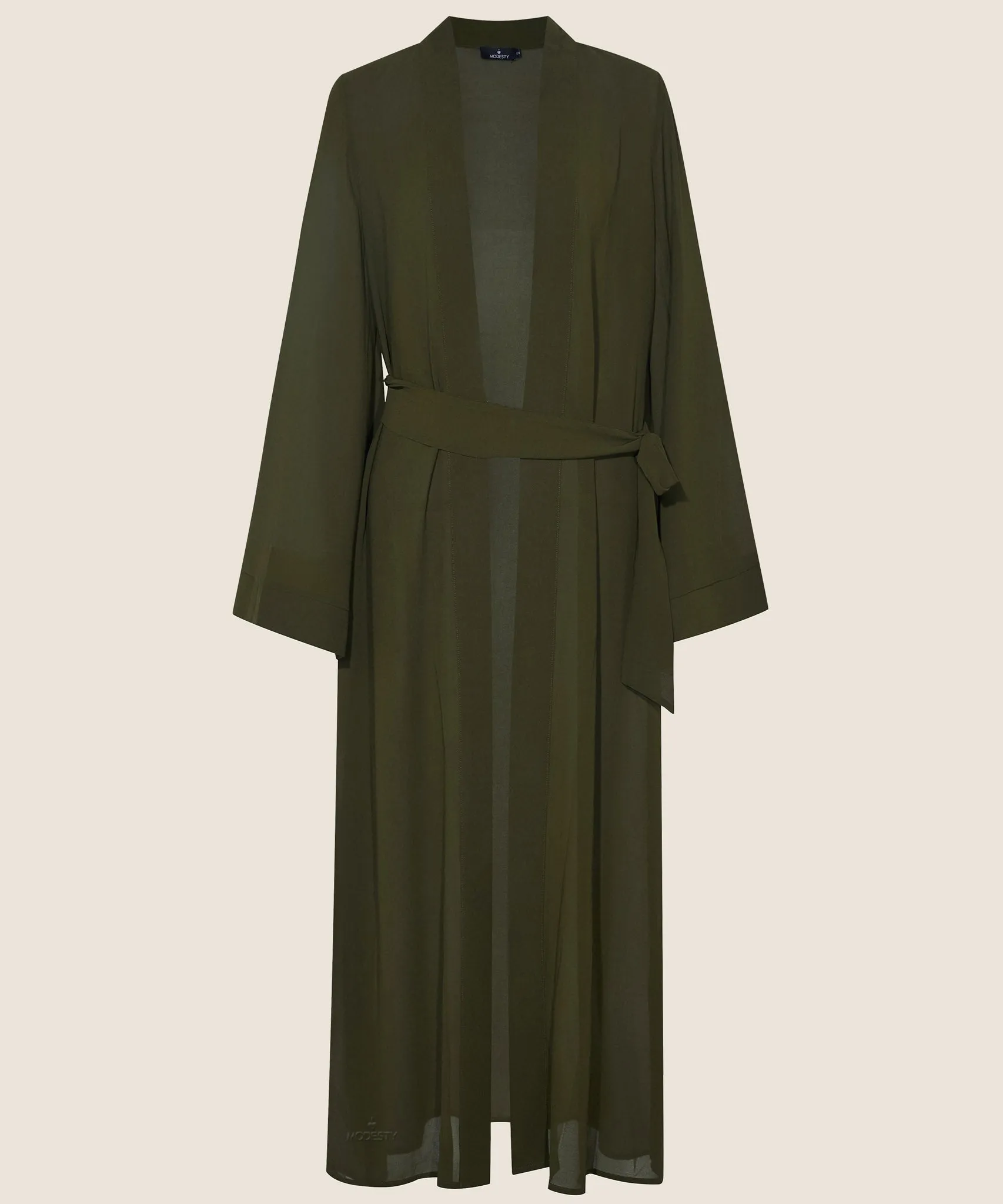 Dark Olive Bell Sleeve Kimono