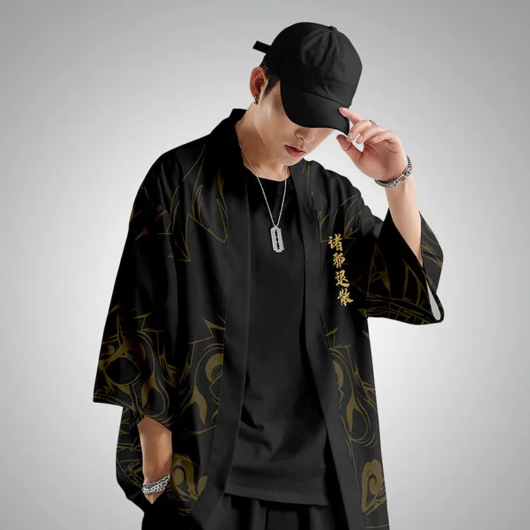 Daruma Warrior Kimono Shirt
