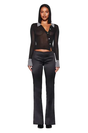 DAVINA TOP - BLACK
