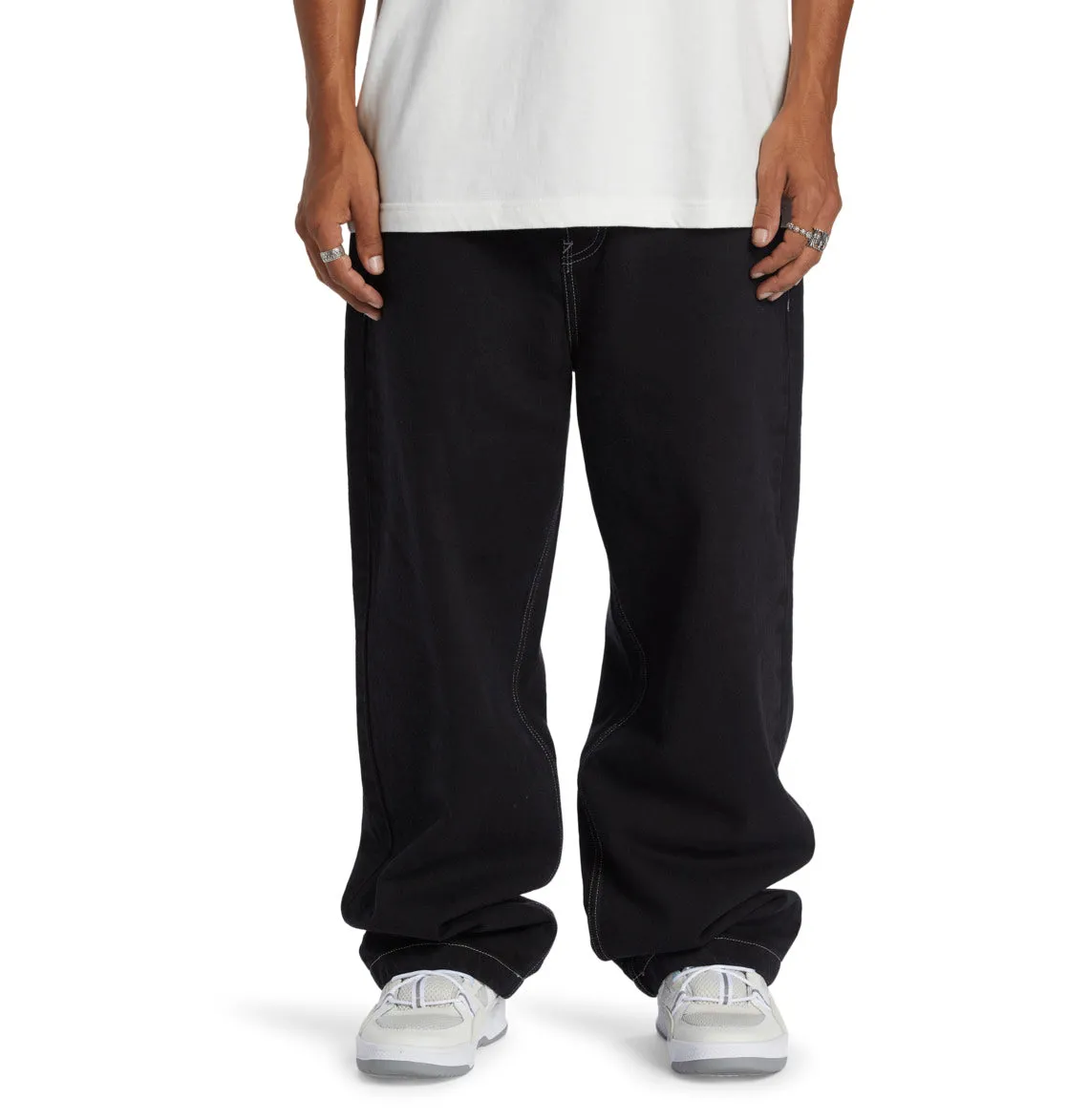 DC SHOES JEANS Worker Baggy - Black Tint