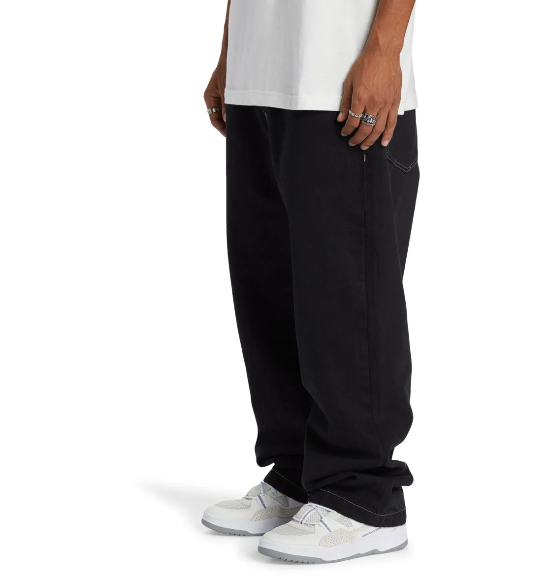 DC SHOES JEANS Worker Baggy - Black Tint