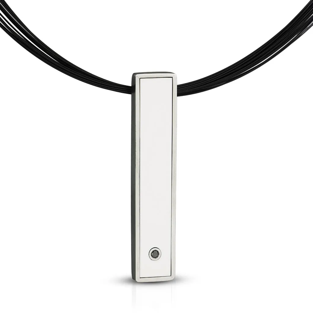Diamond Bar Necklace