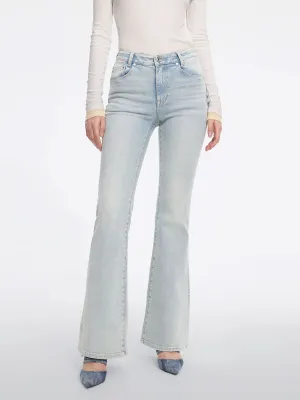 Distressed  Flared Jeans-240