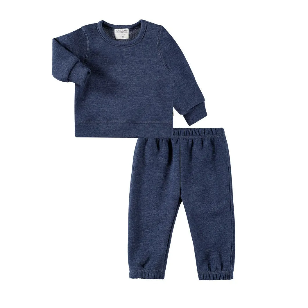 Eco-Fleece Sweatshirt and Sweatpant Loungewear Sets