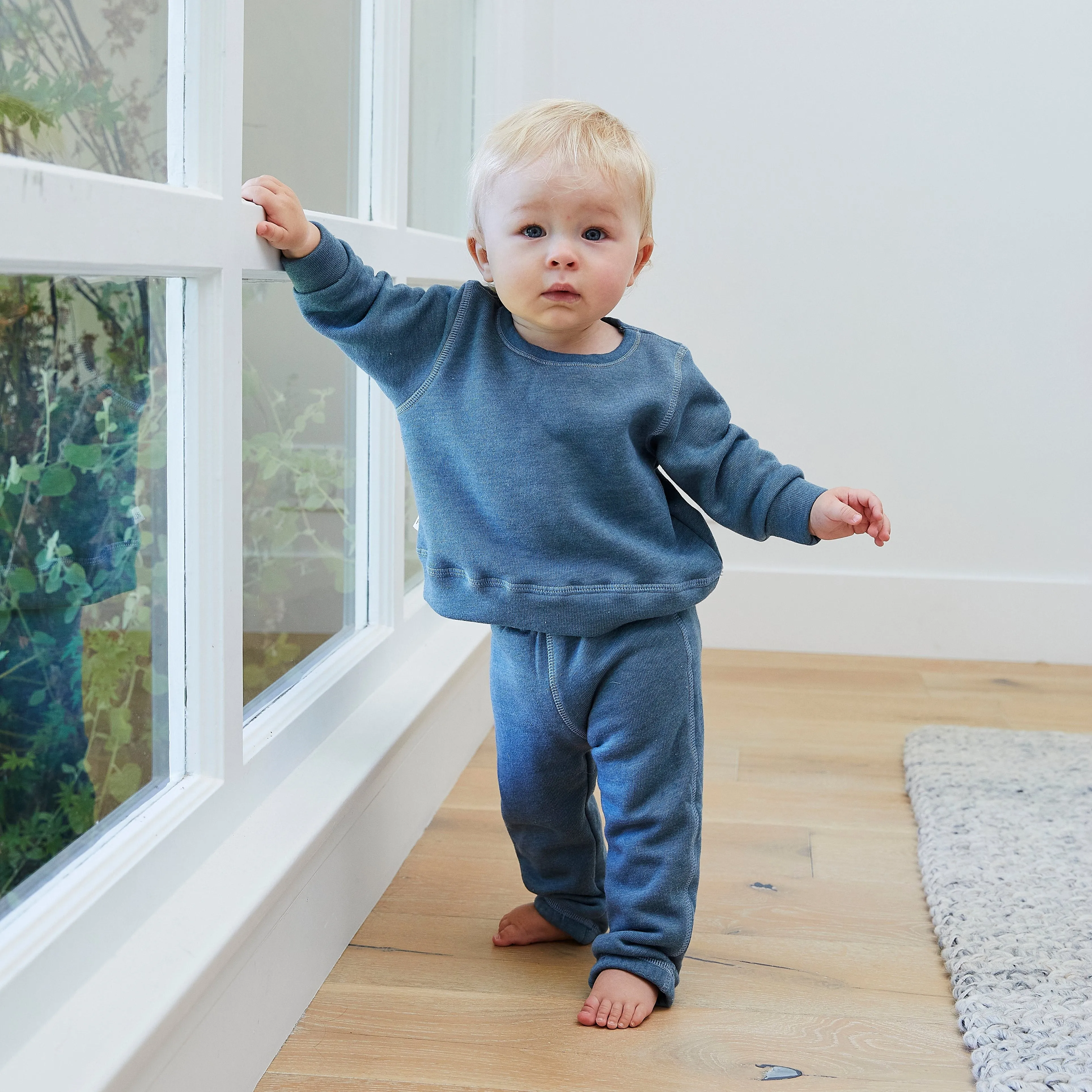 Eco-Fleece Sweatshirt and Sweatpant Loungewear Sets