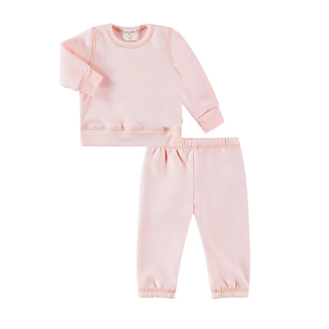 Eco-Fleece Sweatshirt and Sweatpant Loungewear Sets