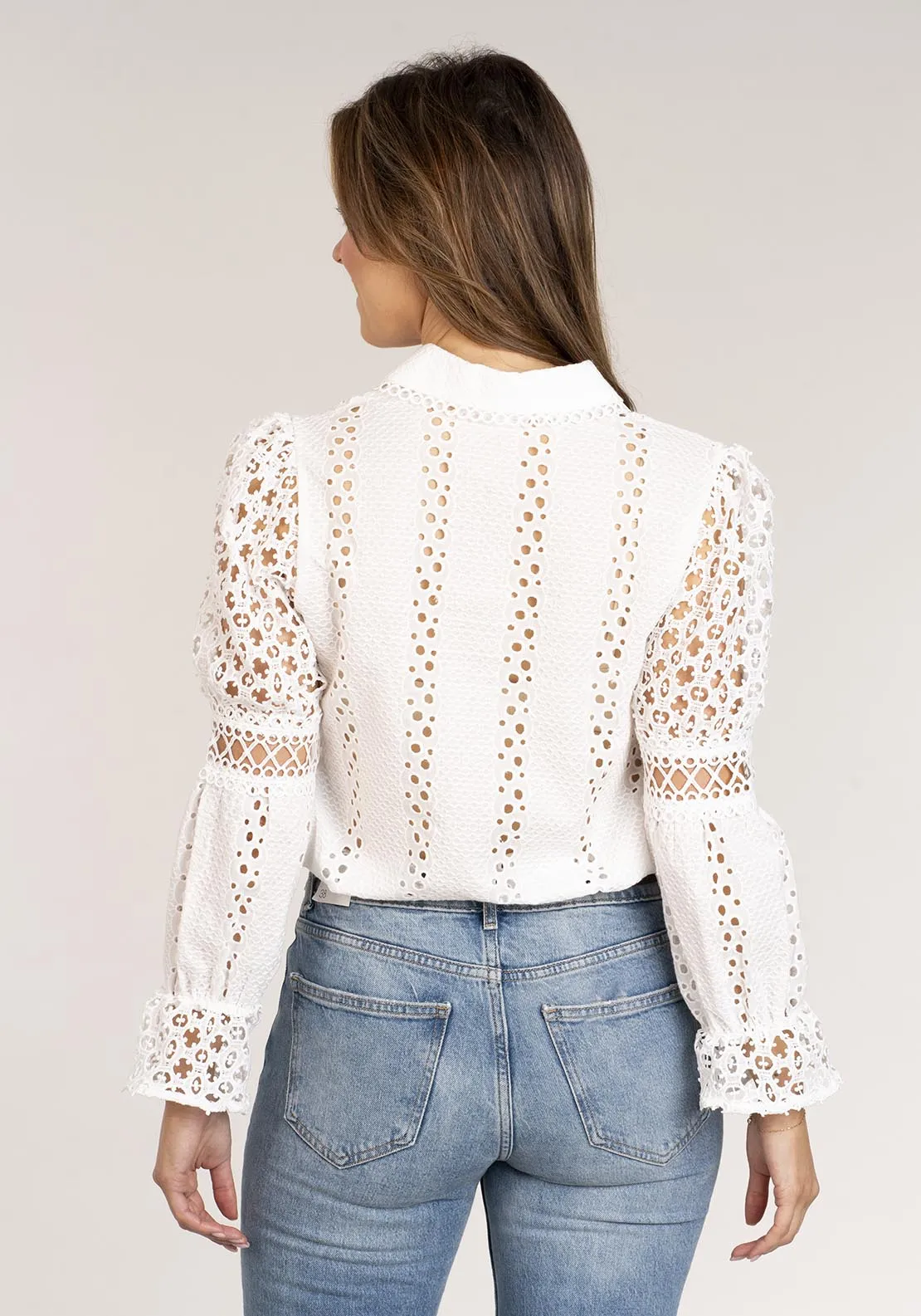 Embroidered Shirt - White