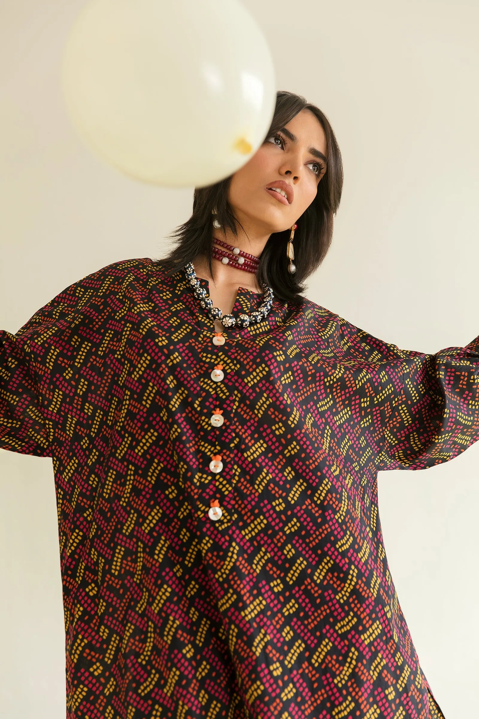 EMRE (ZRW-20917) | Zaha RTW Poplin Collection 2023 | Stitched Lawn Cambric Cotton Suits
