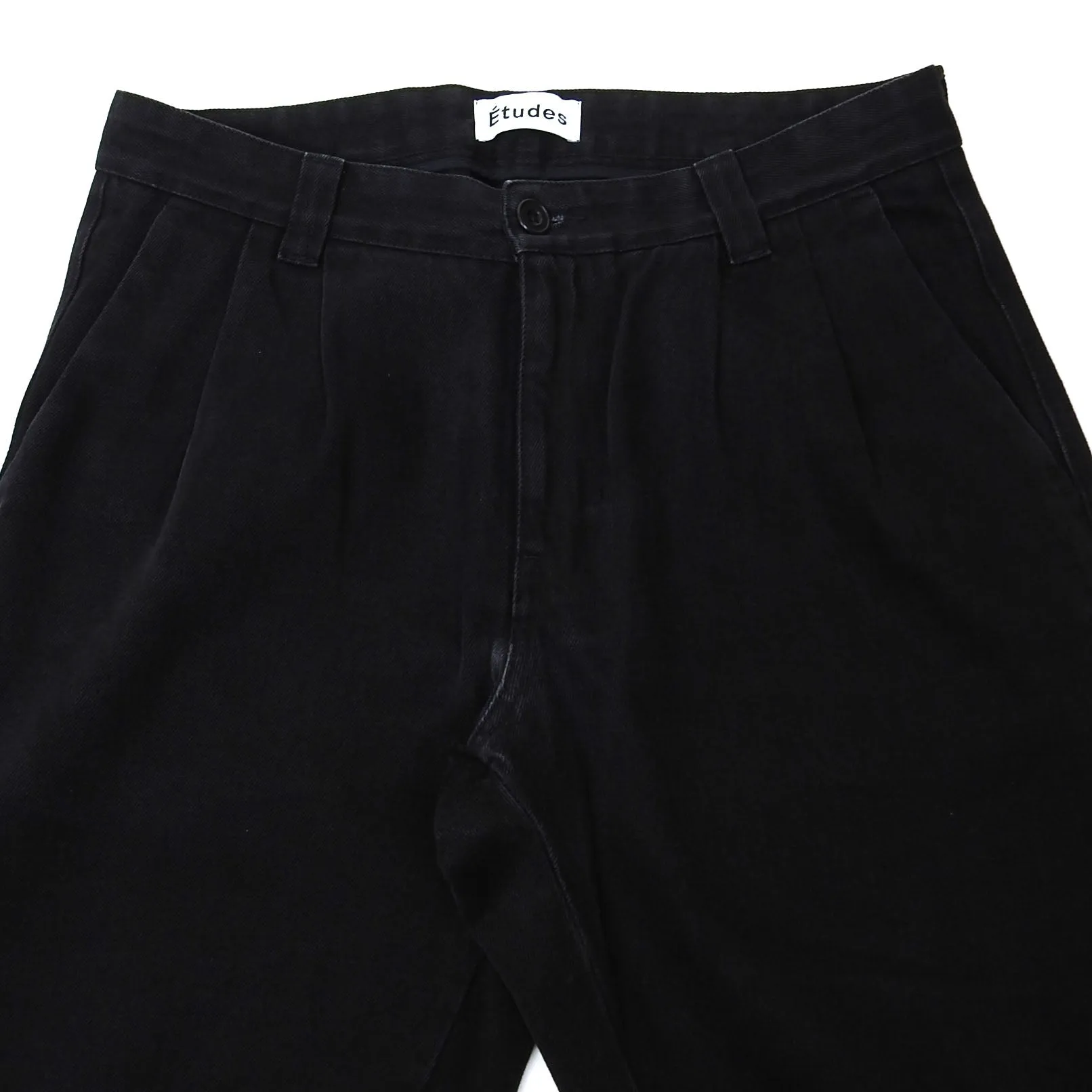 Etudes Black Pleated Jeans Size 48