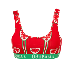 FA Wales Red & Green - Ladies Bralette