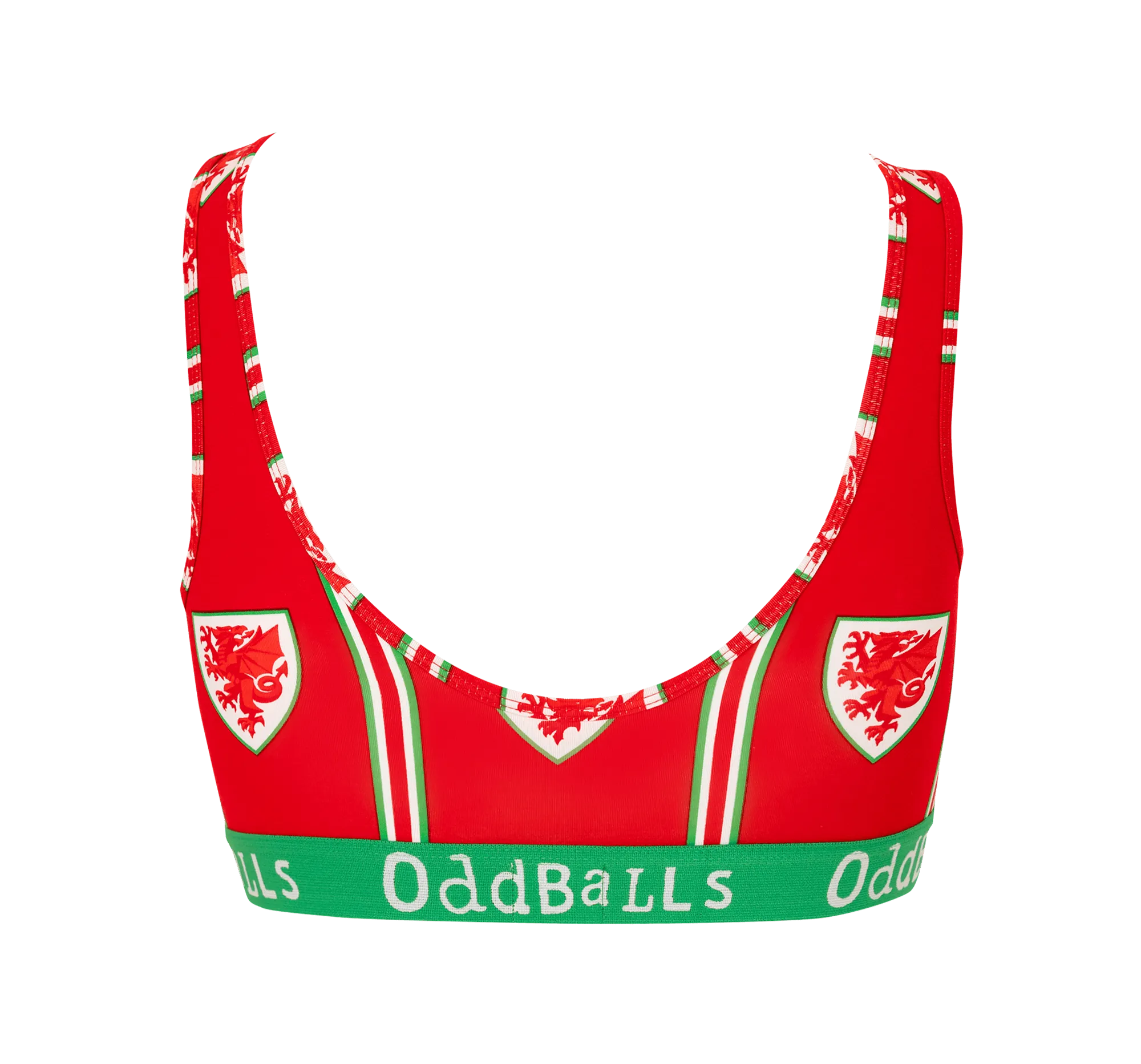 FA Wales Red & Green - Ladies Bralette